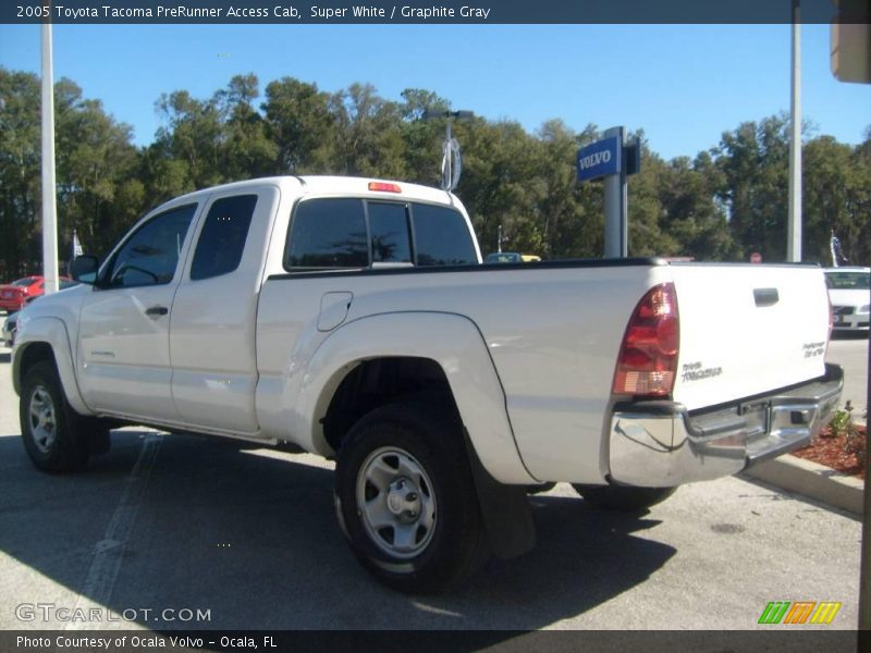 Super White / Graphite Gray 2005 Toyota Tacoma PreRunner Access Cab