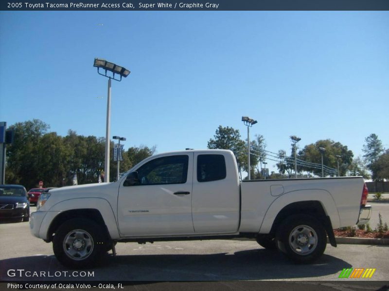 Super White / Graphite Gray 2005 Toyota Tacoma PreRunner Access Cab