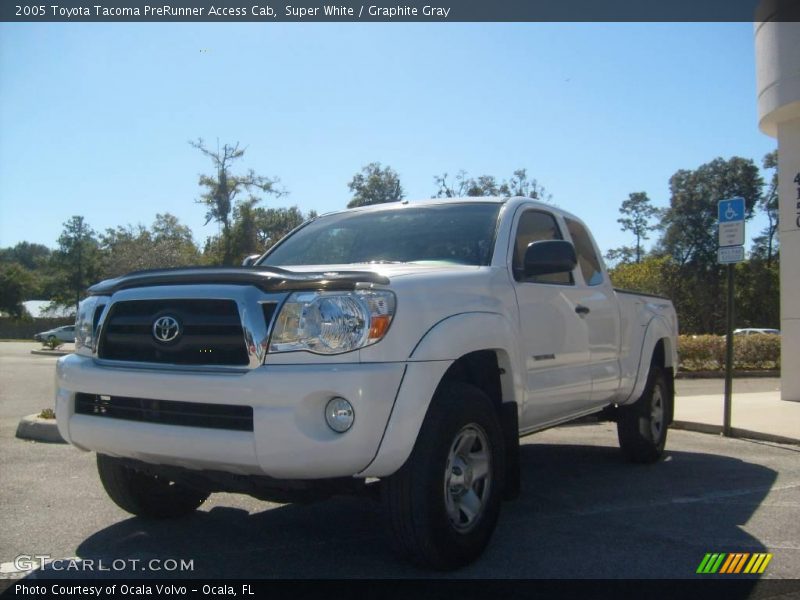 Super White / Graphite Gray 2005 Toyota Tacoma PreRunner Access Cab