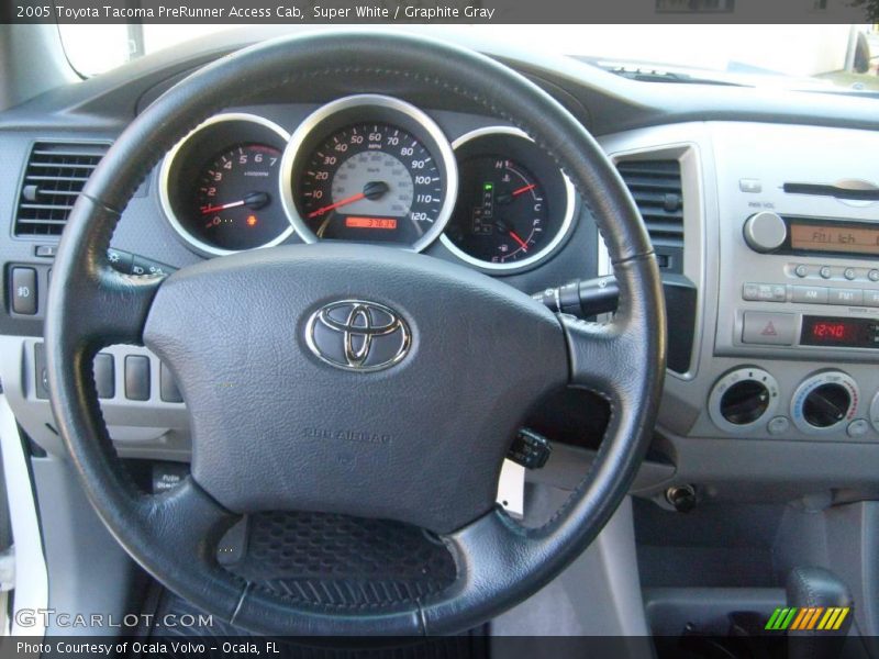 Super White / Graphite Gray 2005 Toyota Tacoma PreRunner Access Cab