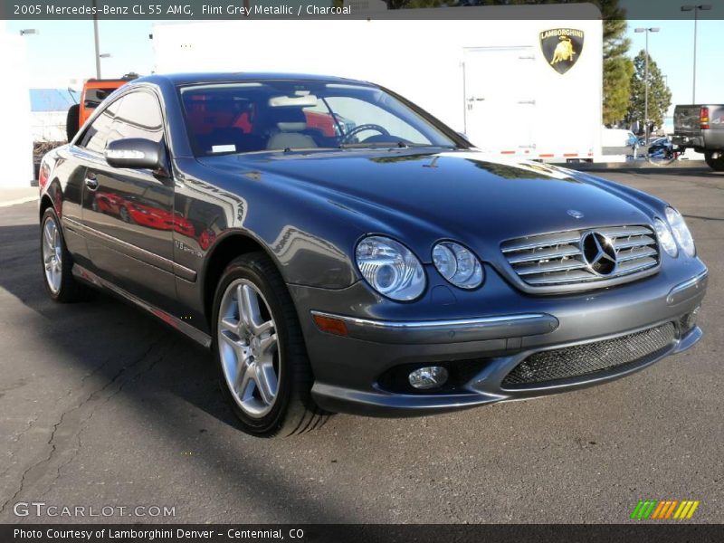 Flint Grey Metallic / Charcoal 2005 Mercedes-Benz CL 55 AMG