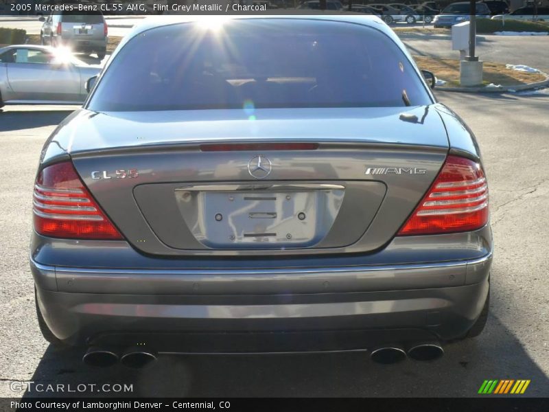 Flint Grey Metallic / Charcoal 2005 Mercedes-Benz CL 55 AMG