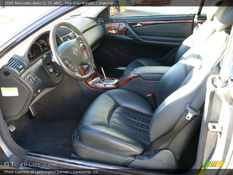 Flint Grey Metallic / Charcoal 2005 Mercedes-Benz CL 55 AMG