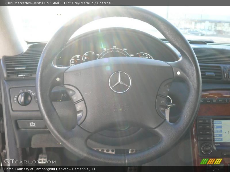 Flint Grey Metallic / Charcoal 2005 Mercedes-Benz CL 55 AMG