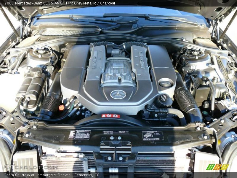 Flint Grey Metallic / Charcoal 2005 Mercedes-Benz CL 55 AMG