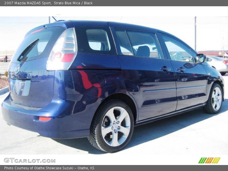 Strato Blue Mica / Black 2007 Mazda MAZDA5 Sport