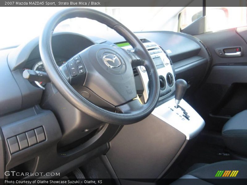 Strato Blue Mica / Black 2007 Mazda MAZDA5 Sport