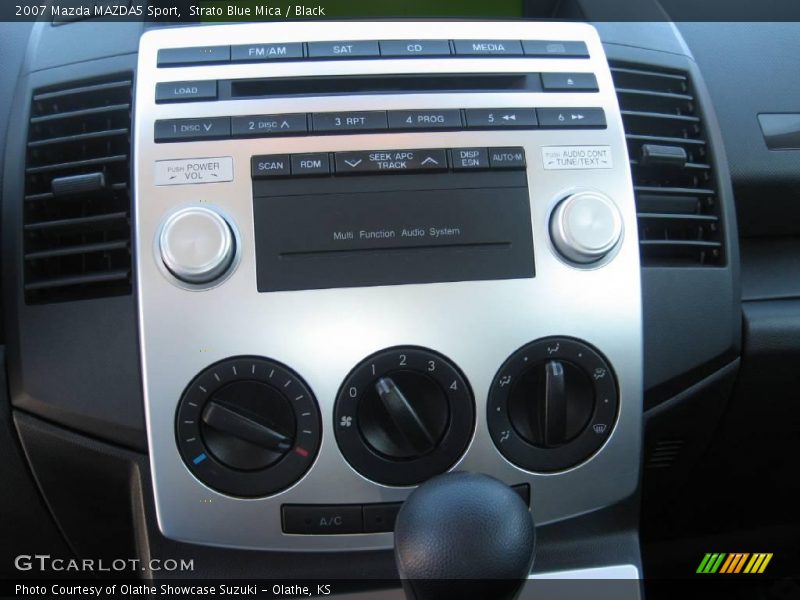 Strato Blue Mica / Black 2007 Mazda MAZDA5 Sport
