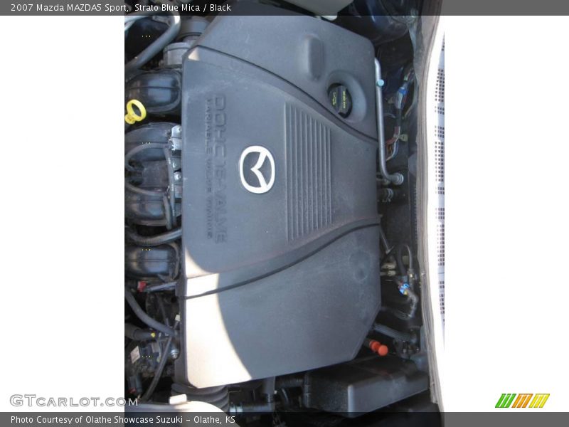 Strato Blue Mica / Black 2007 Mazda MAZDA5 Sport