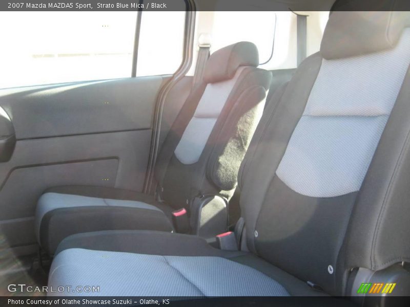 Strato Blue Mica / Black 2007 Mazda MAZDA5 Sport