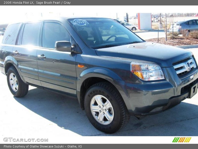 Sage Brush Pearl / Gray 2006 Honda Pilot LX