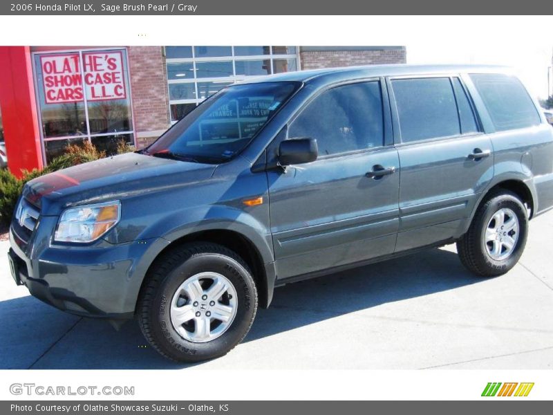 Sage Brush Pearl / Gray 2006 Honda Pilot LX