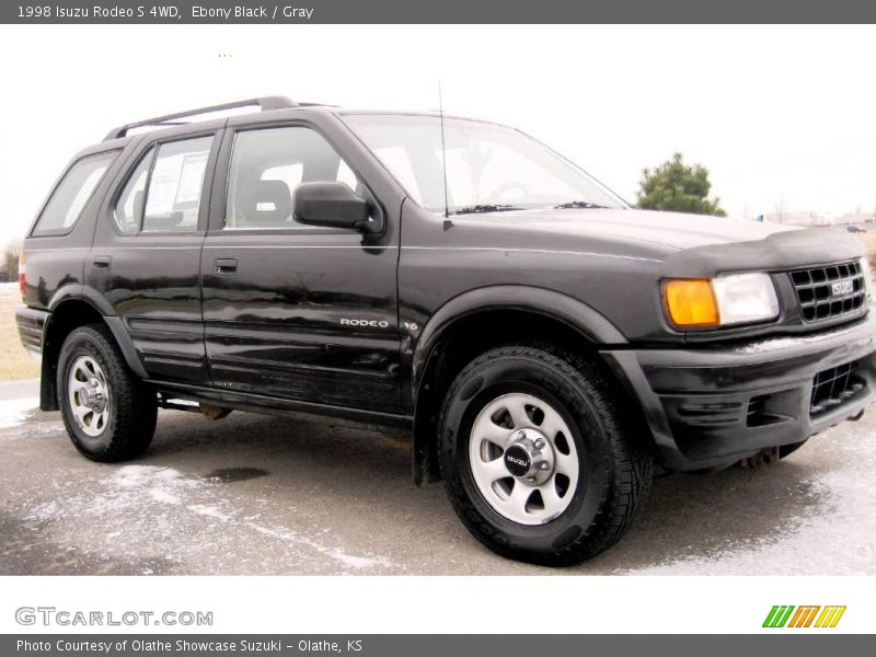 Ebony Black / Gray 1998 Isuzu Rodeo S 4WD