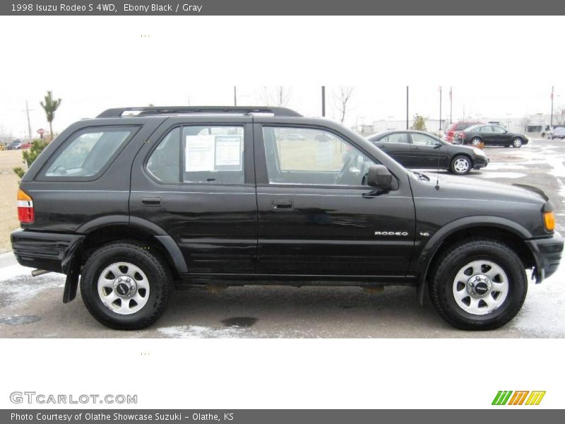 Ebony Black / Gray 1998 Isuzu Rodeo S 4WD