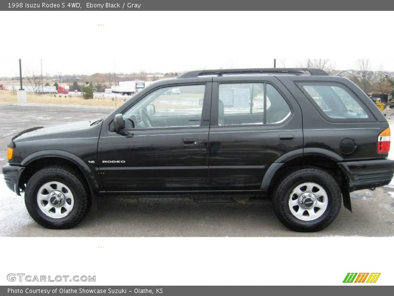 Ebony Black / Gray 1998 Isuzu Rodeo S 4WD