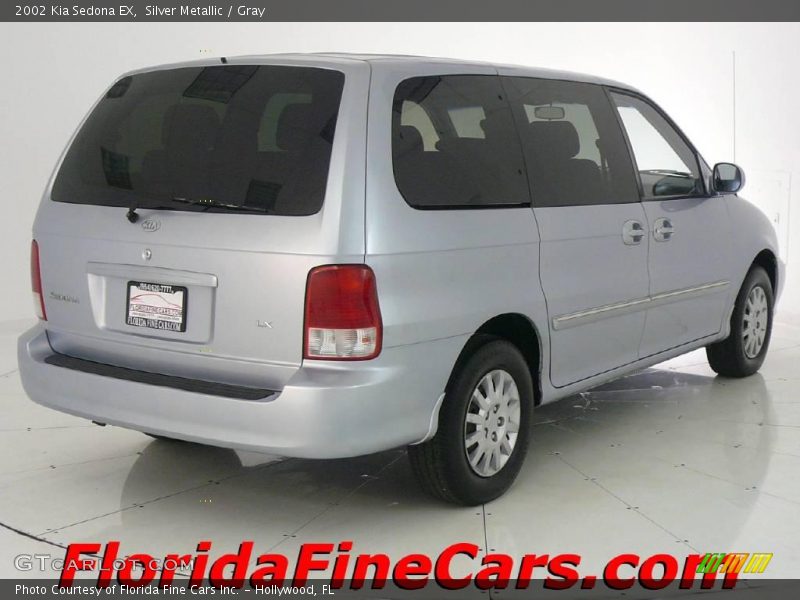 Silver Metallic / Gray 2002 Kia Sedona EX