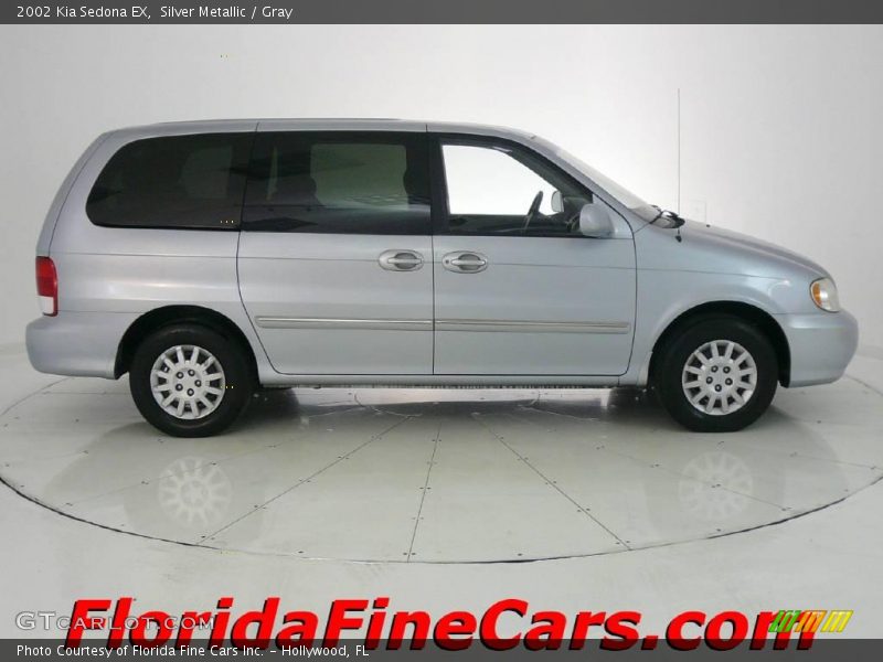 Silver Metallic / Gray 2002 Kia Sedona EX