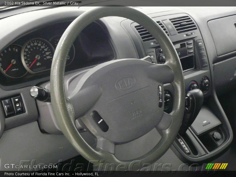 Silver Metallic / Gray 2002 Kia Sedona EX