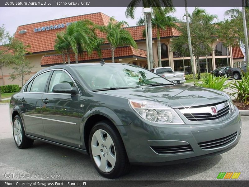 Techno Gray / Gray 2008 Saturn Aura XE 3.5