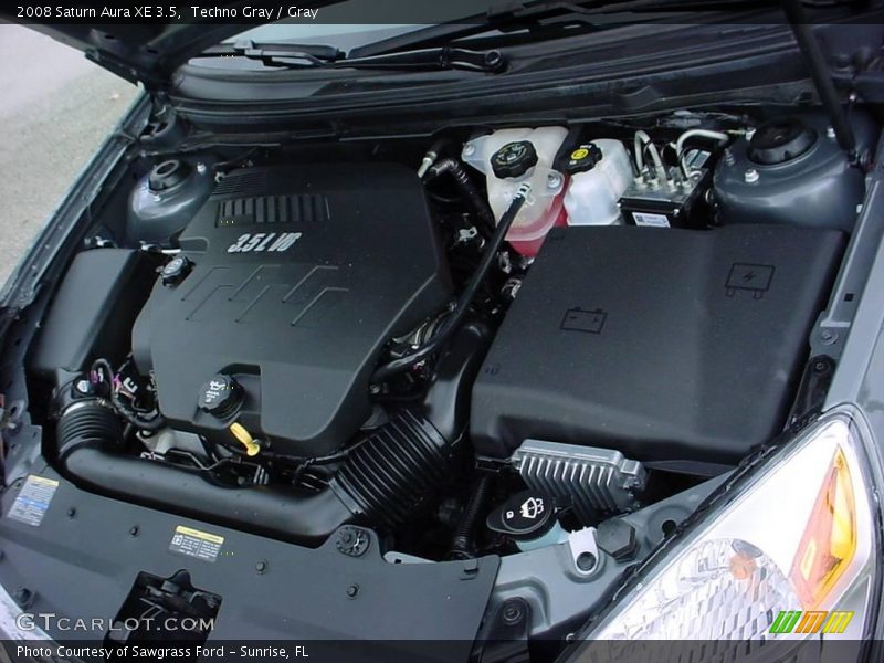 Techno Gray / Gray 2008 Saturn Aura XE 3.5