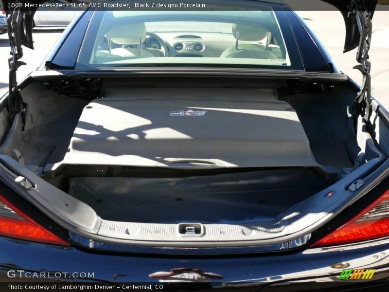 Black / designo Porcelain 2008 Mercedes-Benz SL 65 AMG Roadster