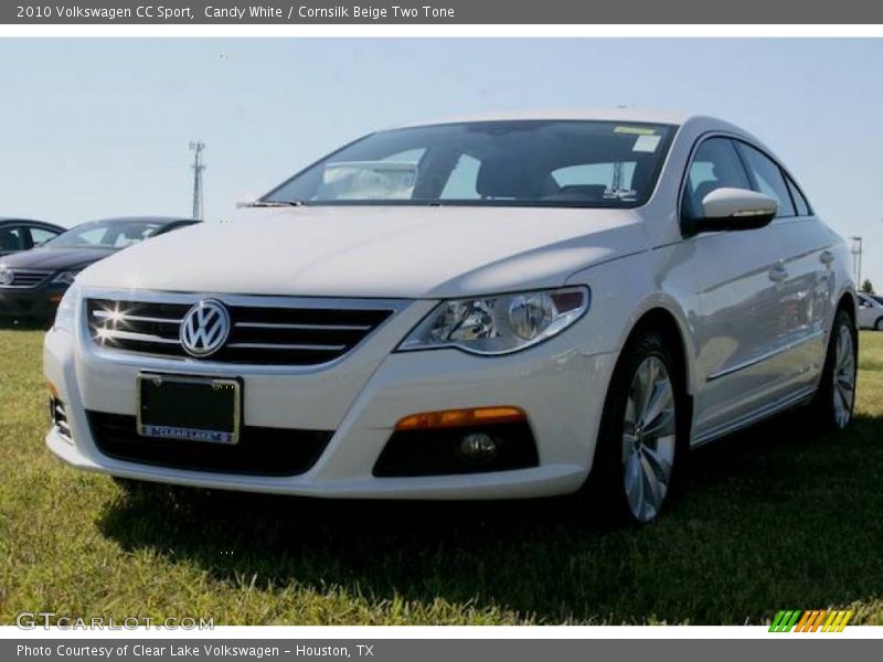 Candy White / Cornsilk Beige Two Tone 2010 Volkswagen CC Sport