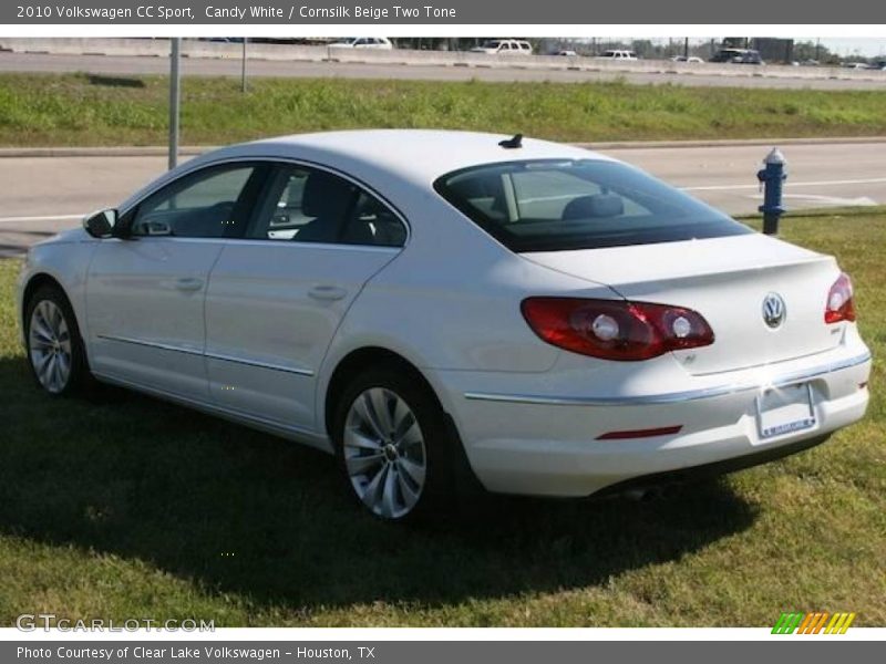 Candy White / Cornsilk Beige Two Tone 2010 Volkswagen CC Sport