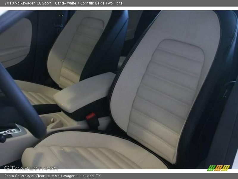 Candy White / Cornsilk Beige Two Tone 2010 Volkswagen CC Sport
