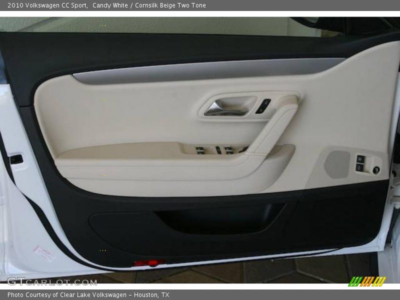 Candy White / Cornsilk Beige Two Tone 2010 Volkswagen CC Sport