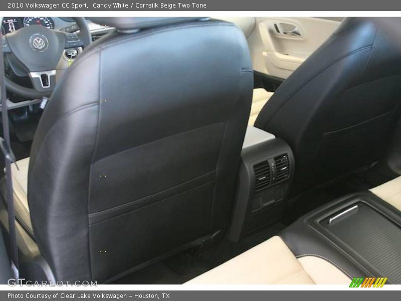 Candy White / Cornsilk Beige Two Tone 2010 Volkswagen CC Sport