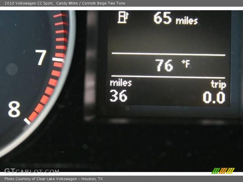 Candy White / Cornsilk Beige Two Tone 2010 Volkswagen CC Sport