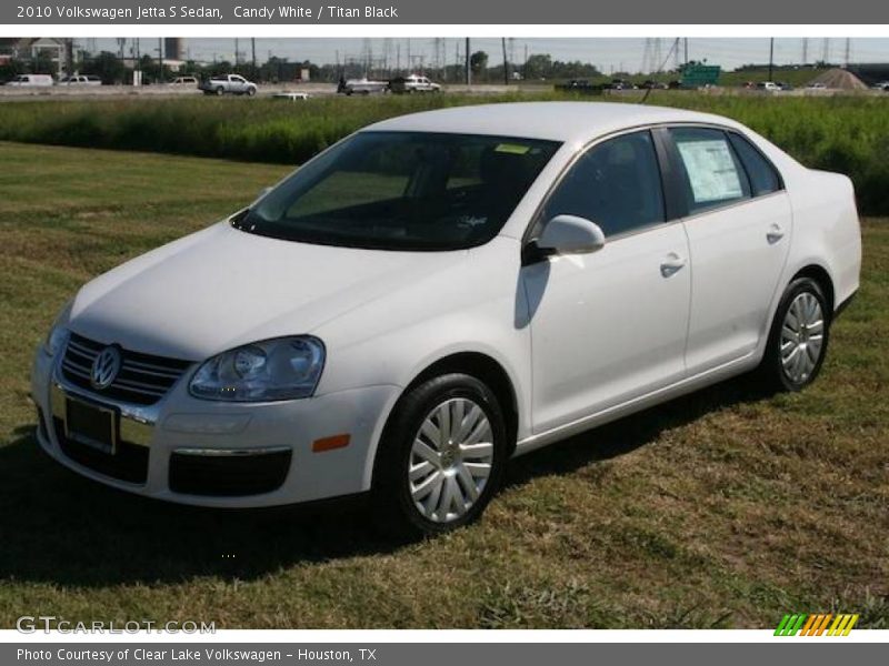 Candy White / Titan Black 2010 Volkswagen Jetta S Sedan