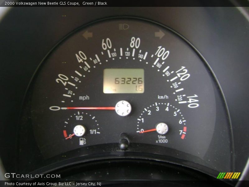 Green / Black 2000 Volkswagen New Beetle GLS Coupe
