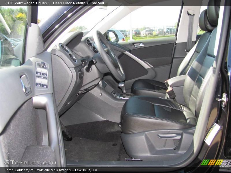 Deep Black Metallic / Charcoal 2010 Volkswagen Tiguan S