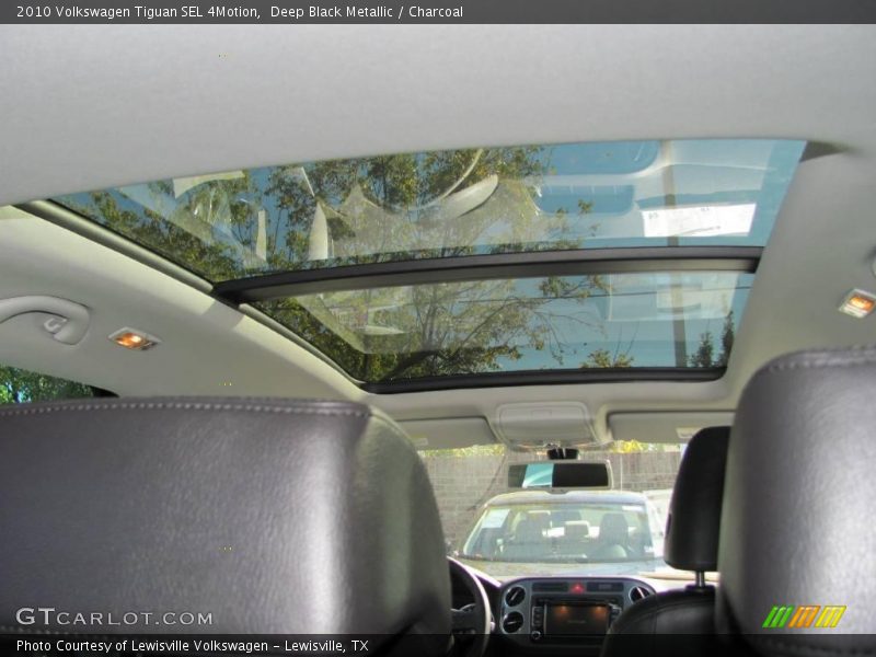 Deep Black Metallic / Charcoal 2010 Volkswagen Tiguan SEL 4Motion