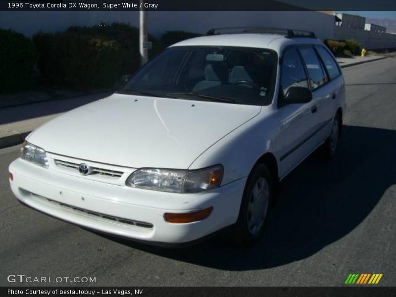 Super White / Gray 1996 Toyota Corolla DX Wagon