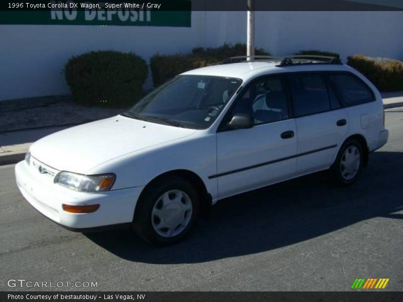 Super White / Gray 1996 Toyota Corolla DX Wagon