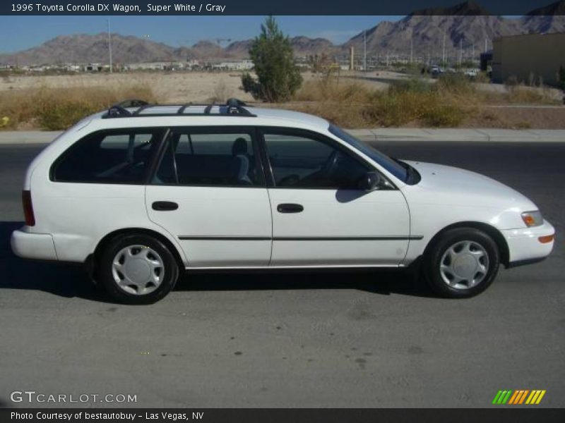 Super White / Gray 1996 Toyota Corolla DX Wagon