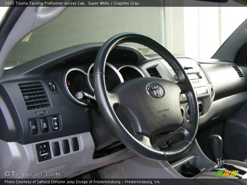 Super White / Graphite Gray 2005 Toyota Tacoma PreRunner Access Cab