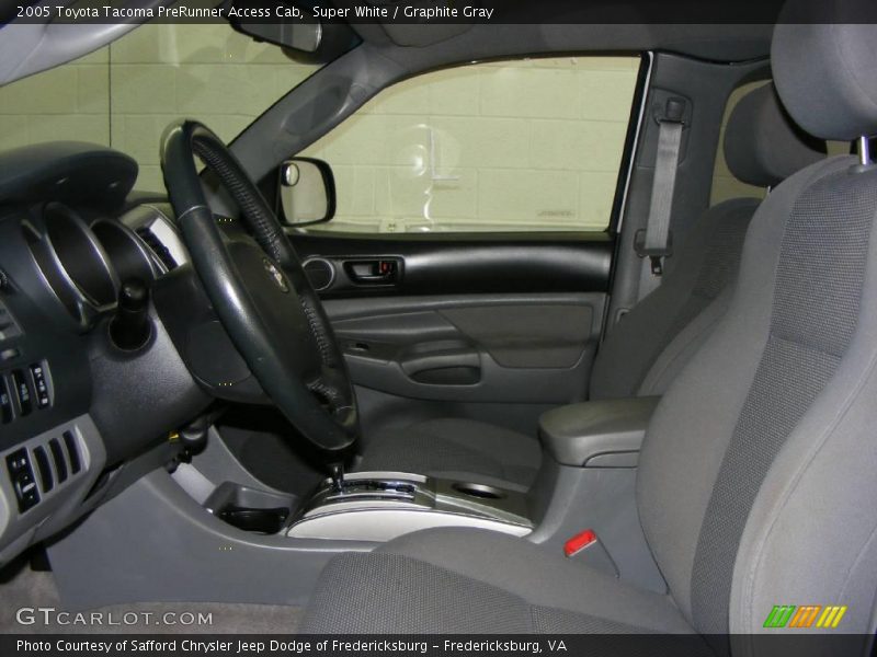 Super White / Graphite Gray 2005 Toyota Tacoma PreRunner Access Cab