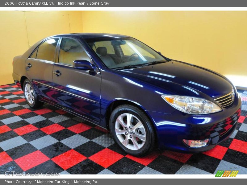 Indigo Ink Pearl / Stone Gray 2006 Toyota Camry XLE V6