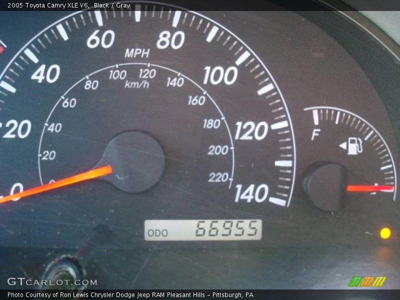 Black / Gray 2005 Toyota Camry XLE V6