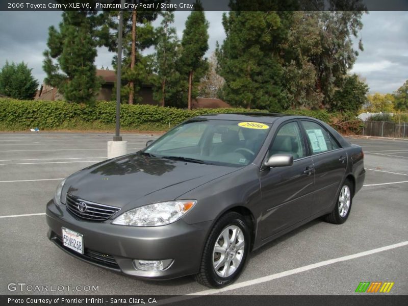 Phantom Gray Pearl / Stone Gray 2006 Toyota Camry XLE V6