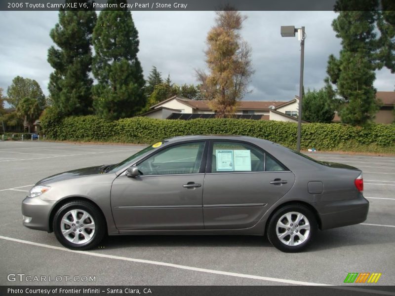 Phantom Gray Pearl / Stone Gray 2006 Toyota Camry XLE V6