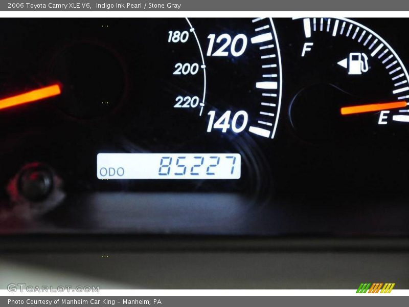 Indigo Ink Pearl / Stone Gray 2006 Toyota Camry XLE V6
