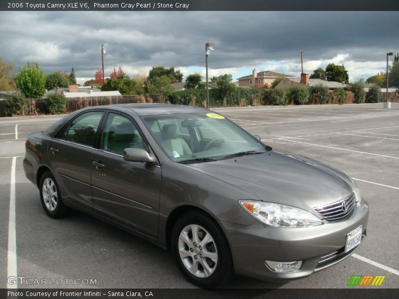 Phantom Gray Pearl / Stone Gray 2006 Toyota Camry XLE V6