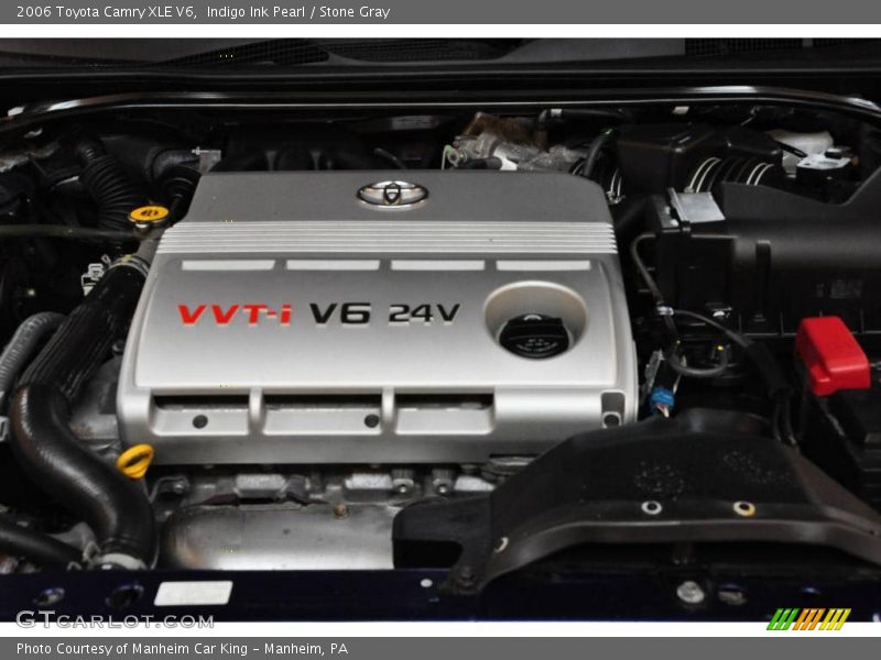 Indigo Ink Pearl / Stone Gray 2006 Toyota Camry XLE V6