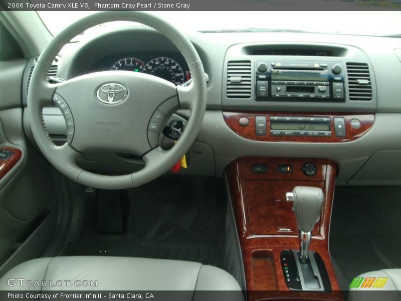 Phantom Gray Pearl / Stone Gray 2006 Toyota Camry XLE V6