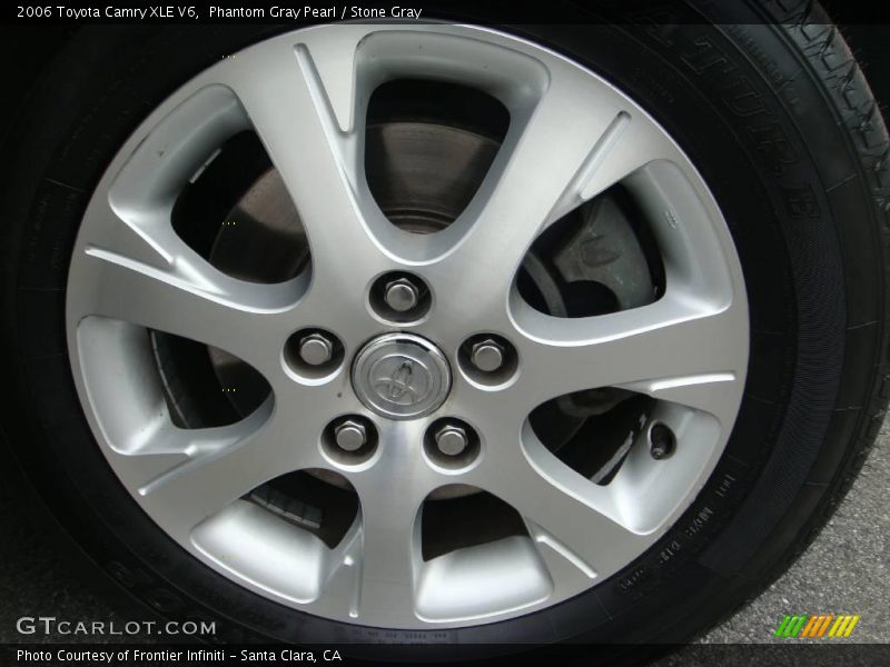 Phantom Gray Pearl / Stone Gray 2006 Toyota Camry XLE V6