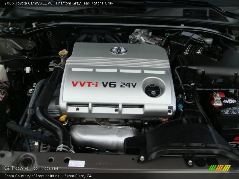 Phantom Gray Pearl / Stone Gray 2006 Toyota Camry XLE V6